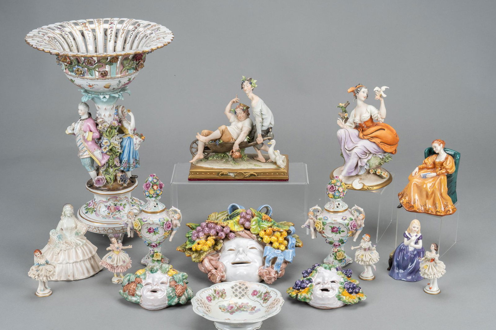 Group of (16) Decorative Figurines and Objects (1 of 13)