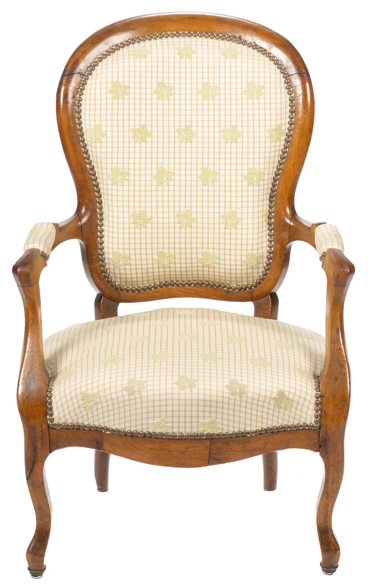 Louis Philippe Style Fauteuil Chair (1 of 4)