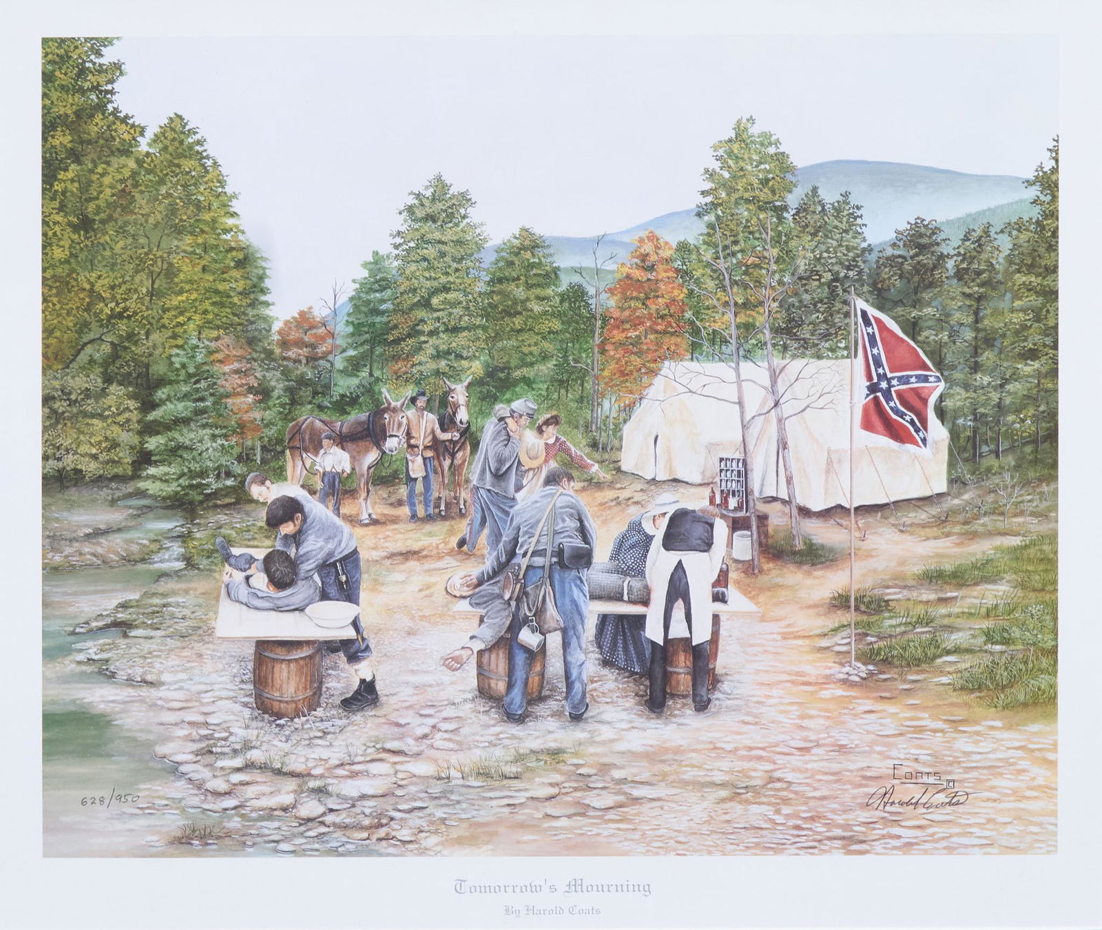 Harold Coats, "Tomorrow's Mourning", Signed Print (1 of 5)