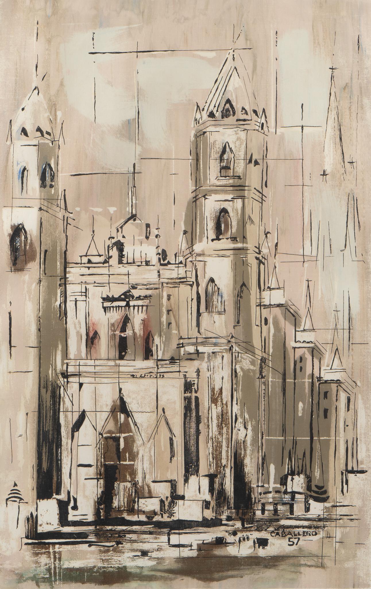 E. Caballero, "Catherdral", 1957 (1 of 6)