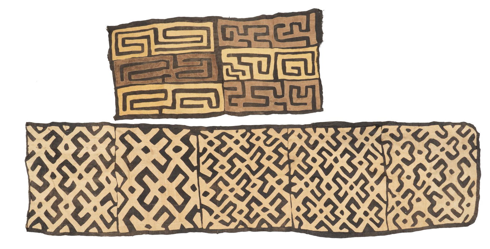 Handwoven Rug Runner, 9 ft x 2 ft 1 in.: Handwoven rug runner, and another rug 9 ft. x 2 ft. 1in. We happily provide seamless shipping services on everything we sell. Please email us at shipping@vogtauction.com or call 210-971-5750 for