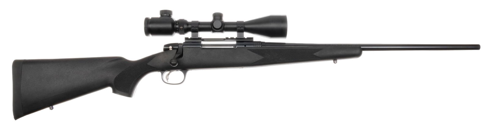 Marlin Model XL7 25-06 Rem Bolt Action Rifle: Serial: 91782524 Manufacturer: Marlin Firearms Co. Model: XL7 Caliber: 25-06 Rem Barrel Length: 22 in. OAL: 43 in. Condition: Good; synthetic stock has light handling marks; barrel & receiver have