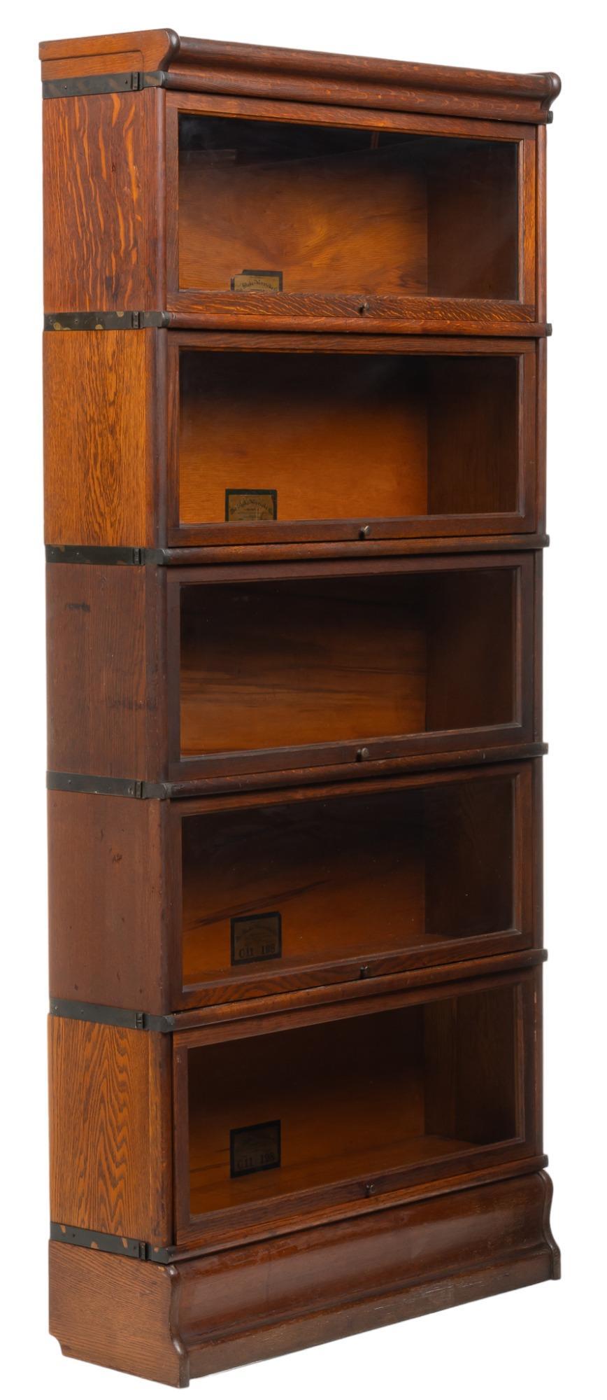 Globe Wernicke 5 Tier Stacking Bookcase (1 of 9)