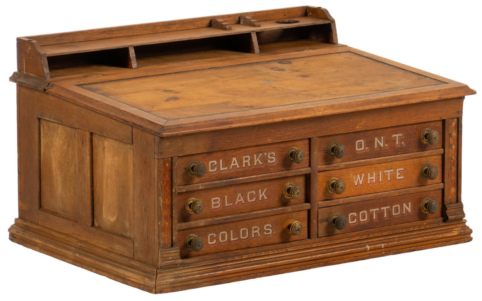 Vintage Clark's Spool Cabinet (1 of 8)