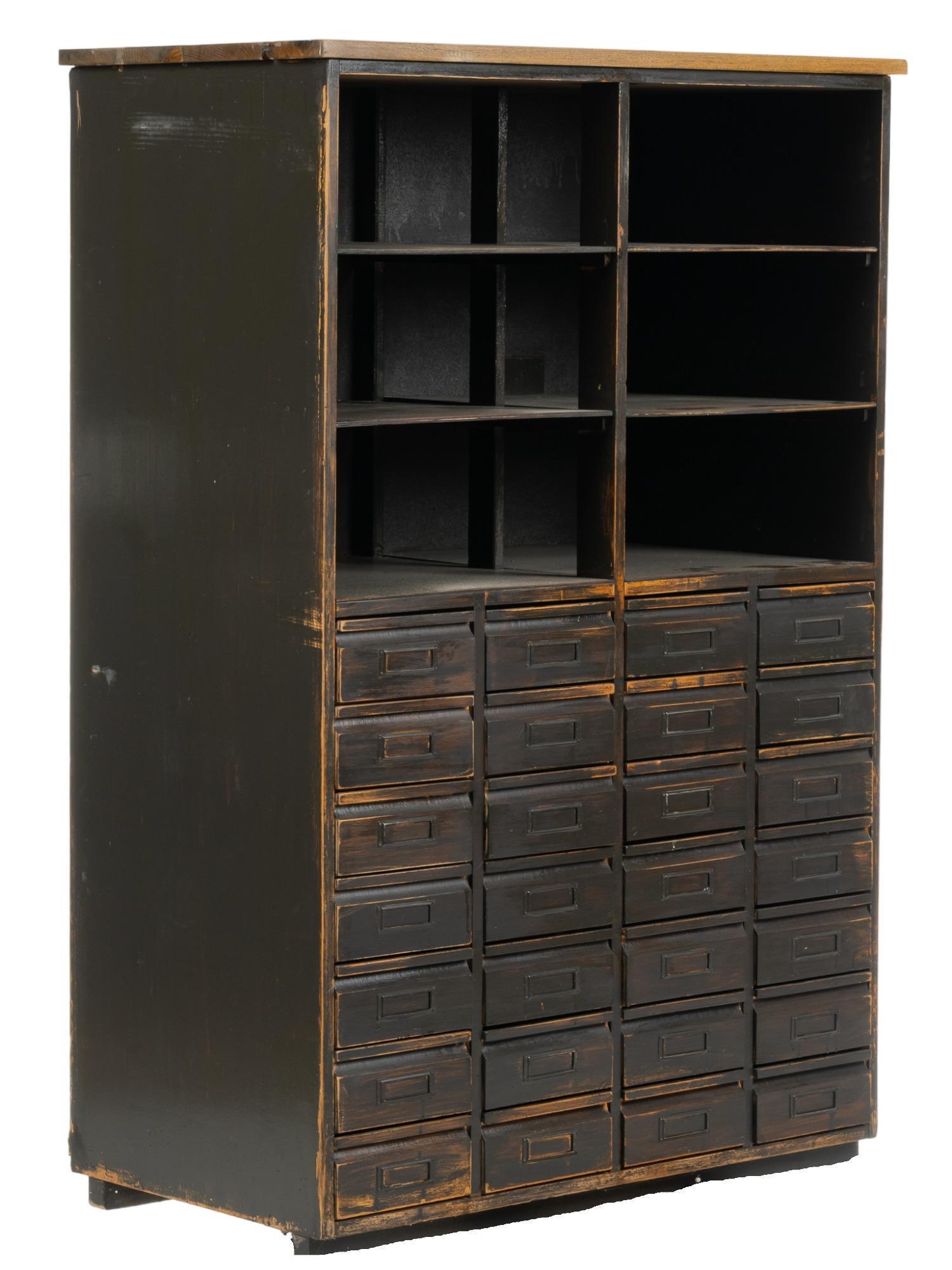 Industrial Card Catalog File Cabinet (1 of 5)