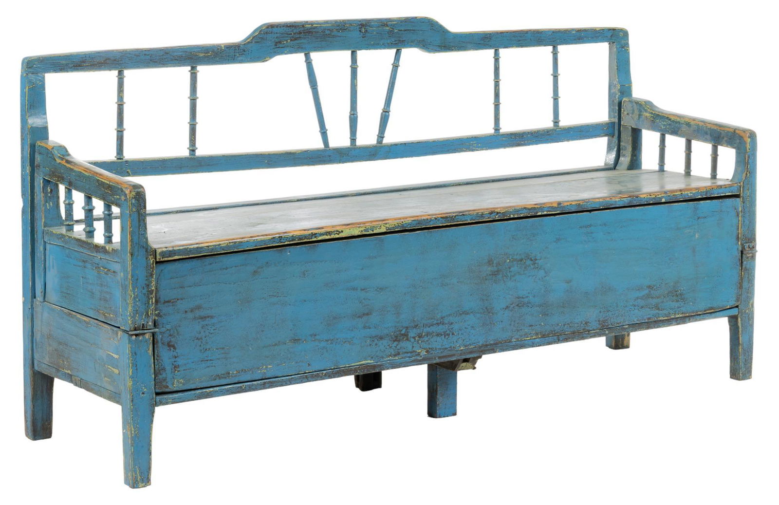 Rustic Wooden Bench (1 of 7)