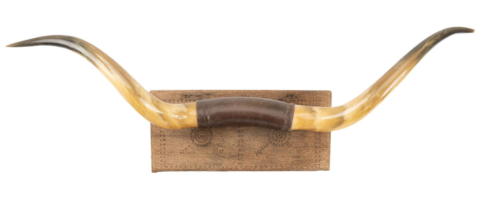 Vintage Longhorn Wall Hanging (1 of 3)