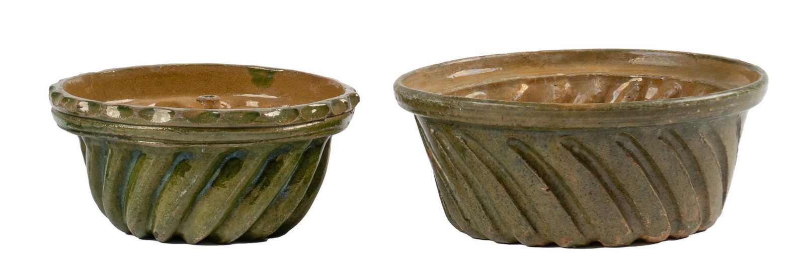 2) Meyer Pottery (TX) Cake Molds (1 of 5)