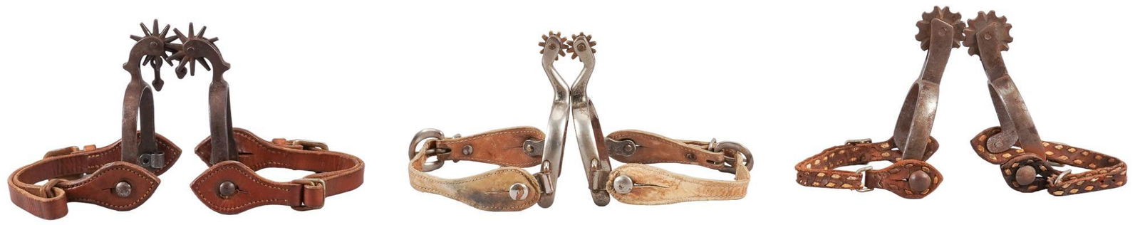 Group of (3) Pairs of Cowboy Spurs (1 of 11)
