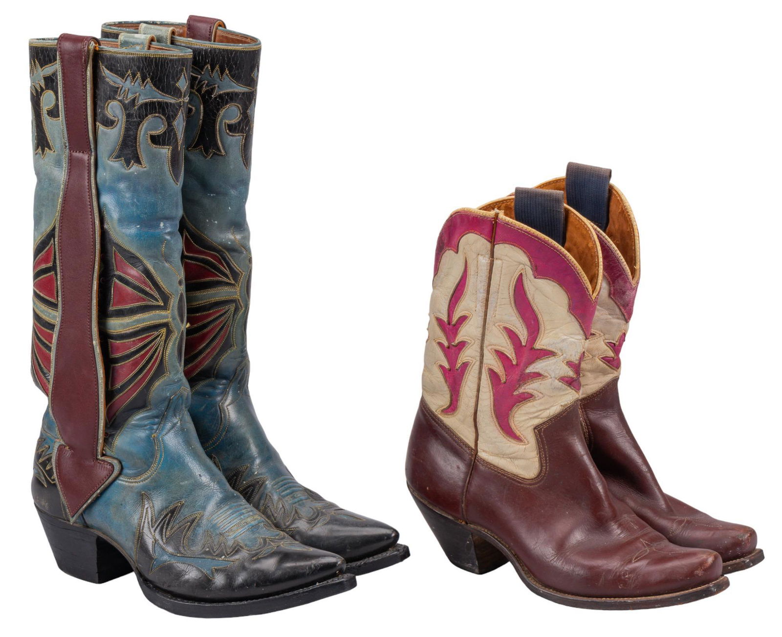 (2) Pairs of Cowboy Boots (1 of 9)