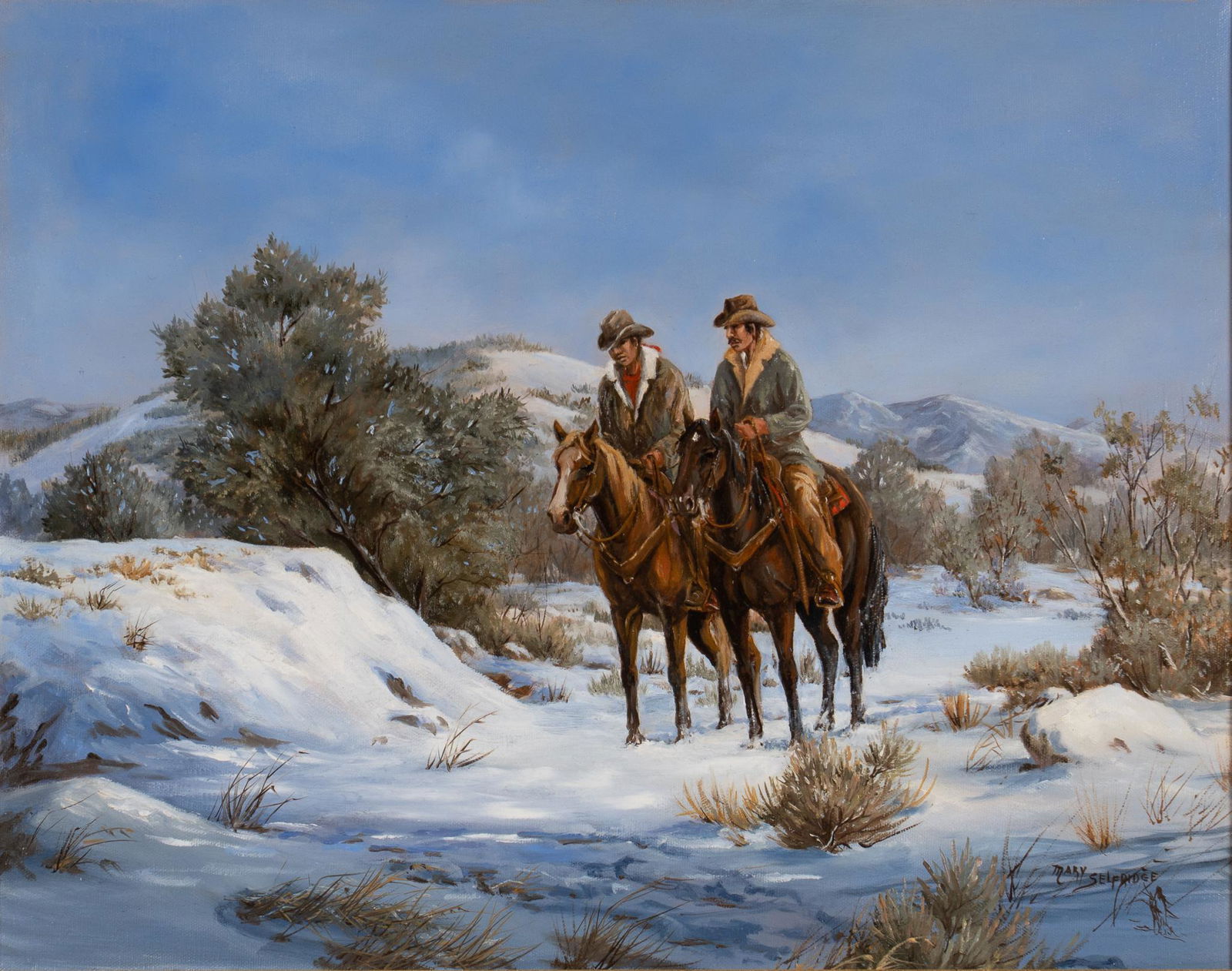 Mary Selfridge, "Fresh Tracks" (1 of 4)