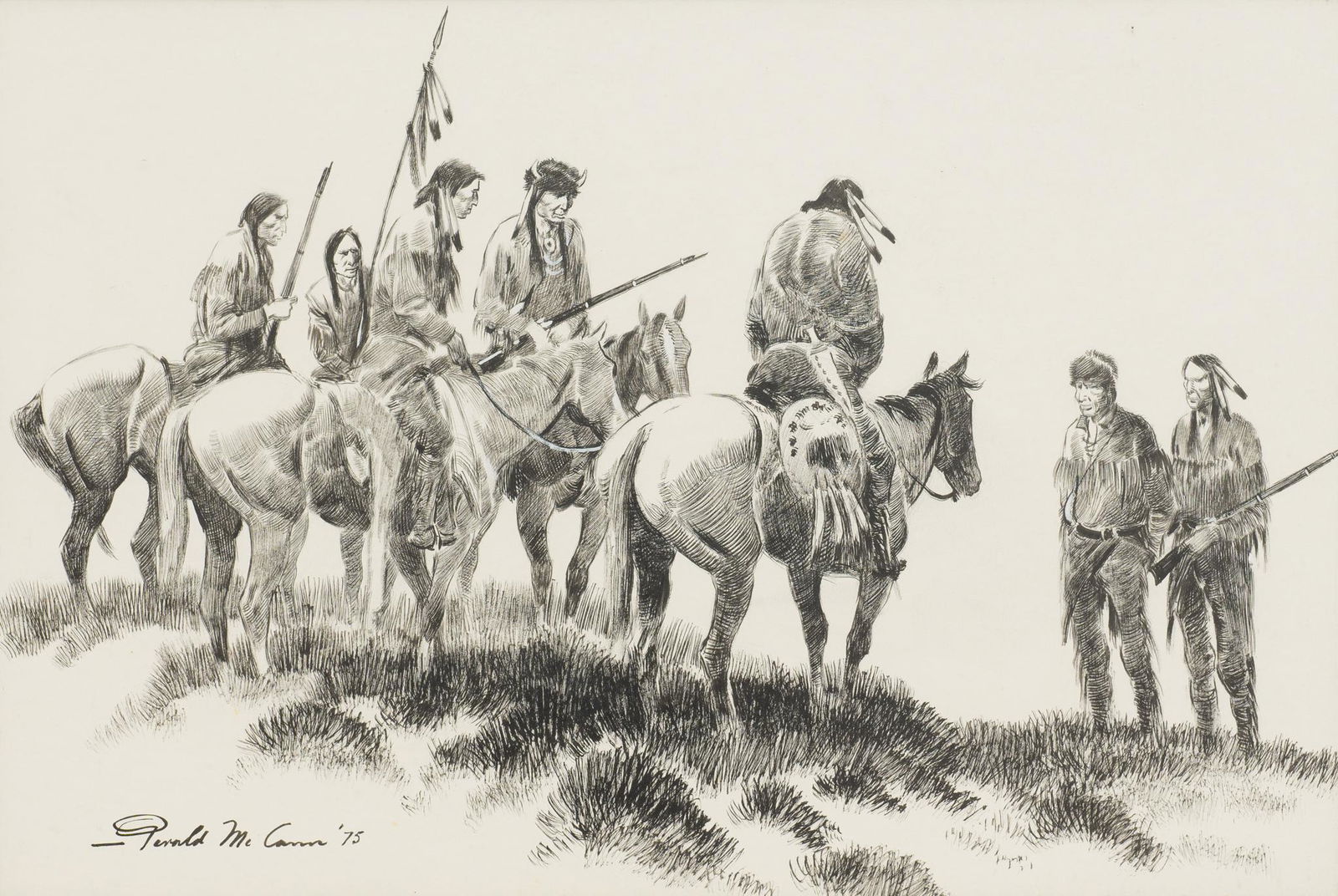 Gerald McCann, "The Confrontation", 1975 (1 of 5)