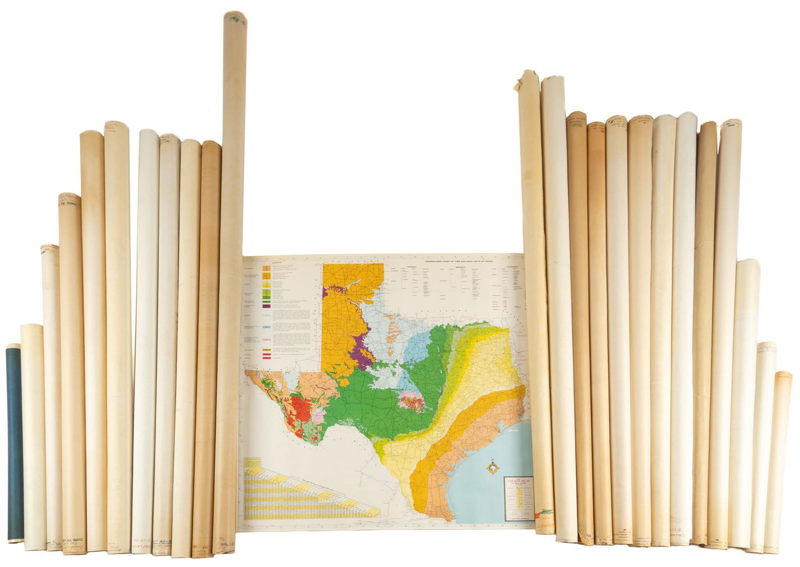 Collection of Vintage Texas Maps & Surveys (1 of 13)