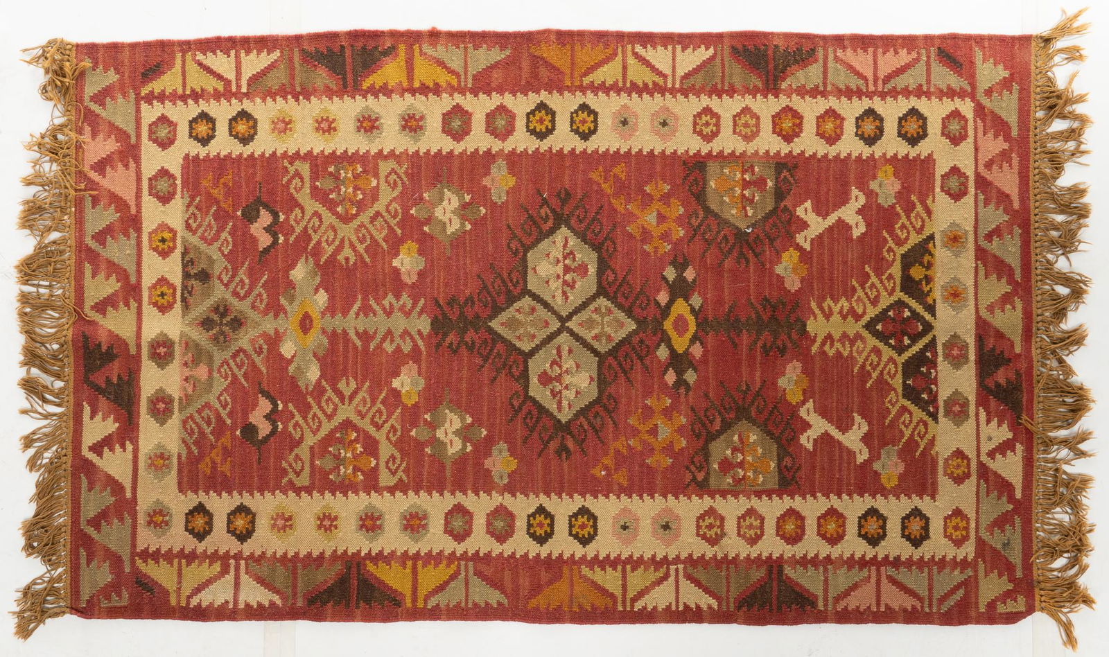 Hand-Made Kilim Rug, 5 ft. 8 in. x 3 ft. 1 in. (1 of 3)