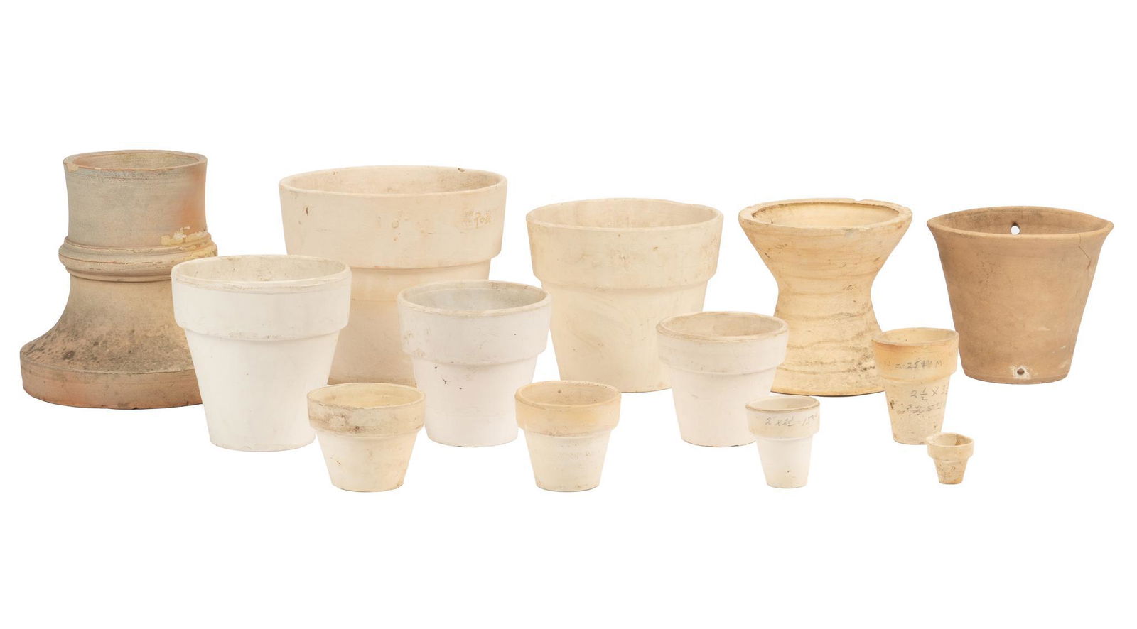 (13) Assorted Unglazed Meyer Pottery (TX) Pots and Planters (1 of 6)