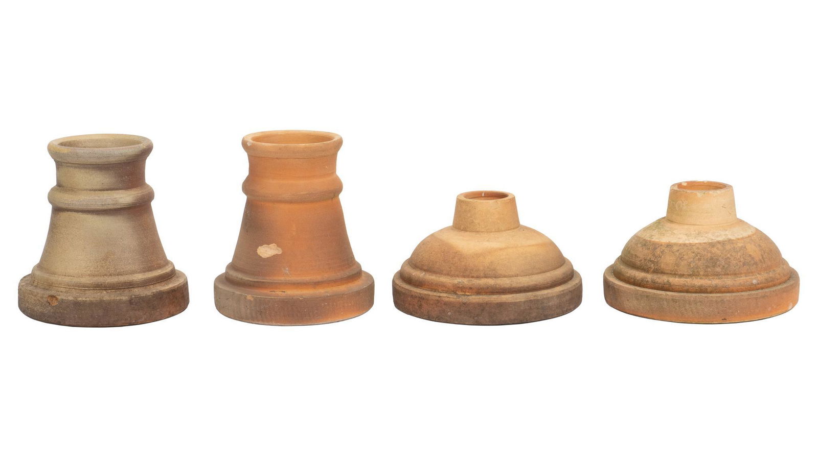 Group of (4) Meyer Pottery (TX) Unglazed Planters (1 of 8)