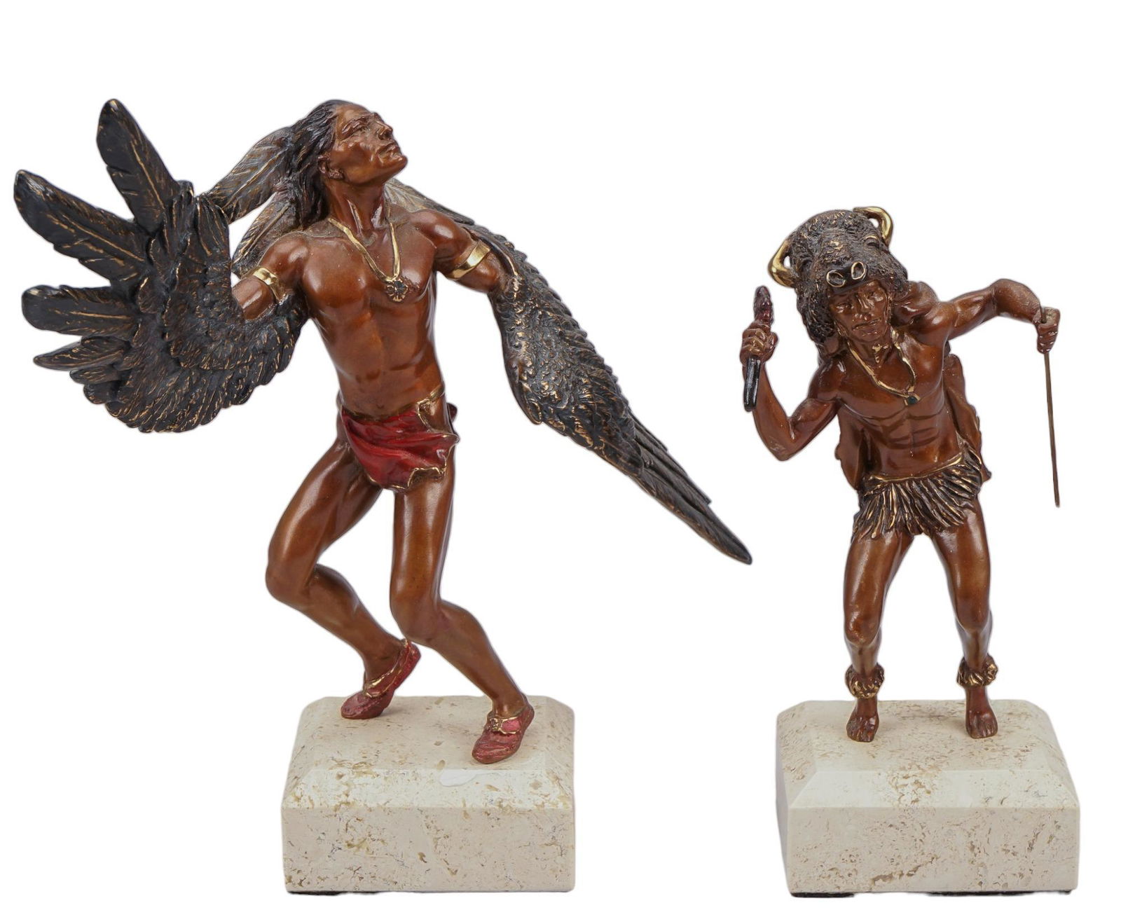 (2) Ceremonial Dancers, Bronze (1 of 9)
