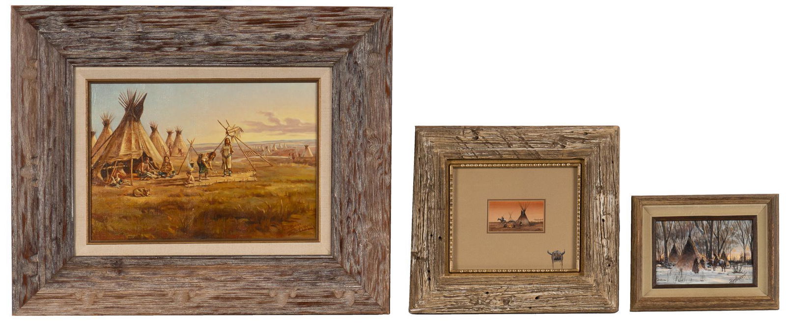 (3) Teepee Paintings (1 of 8)