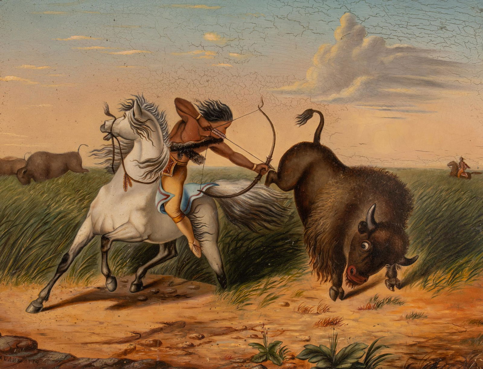A. Van Sloter, Buffalo Hunt (1 of 4)