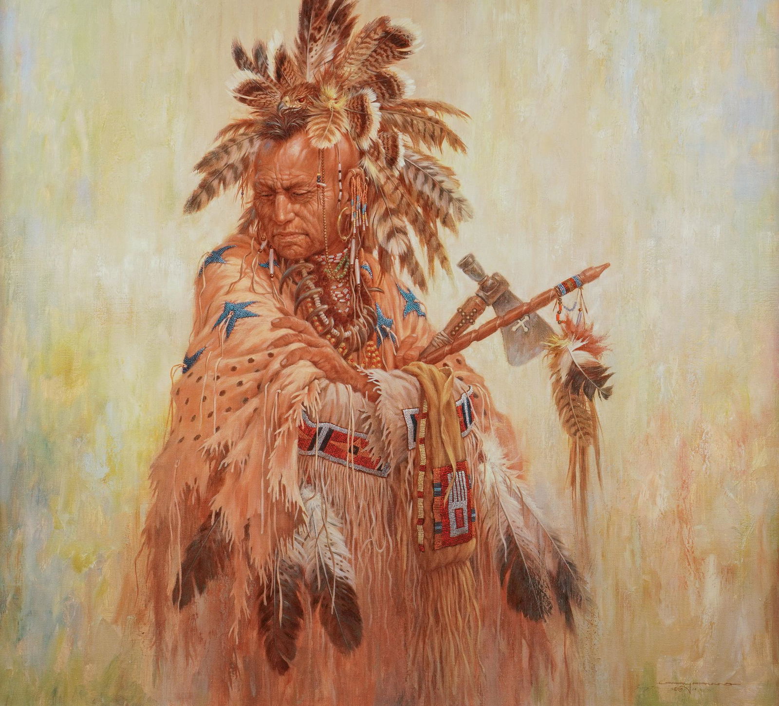 Larry Fanning, Native American Giclee, 2005 (1 of 4)