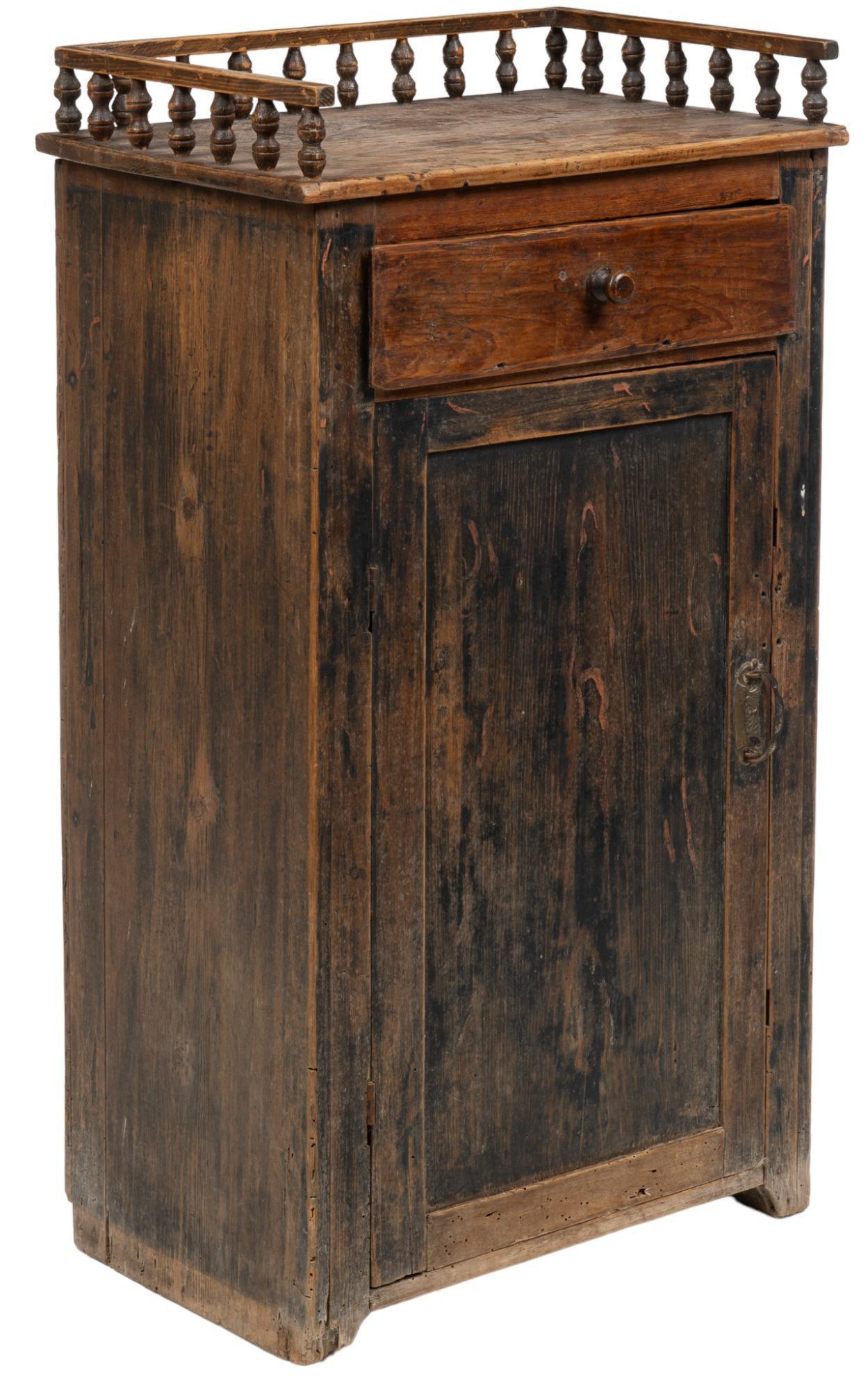 Rustic Bedside Cabinet (1 of 8)