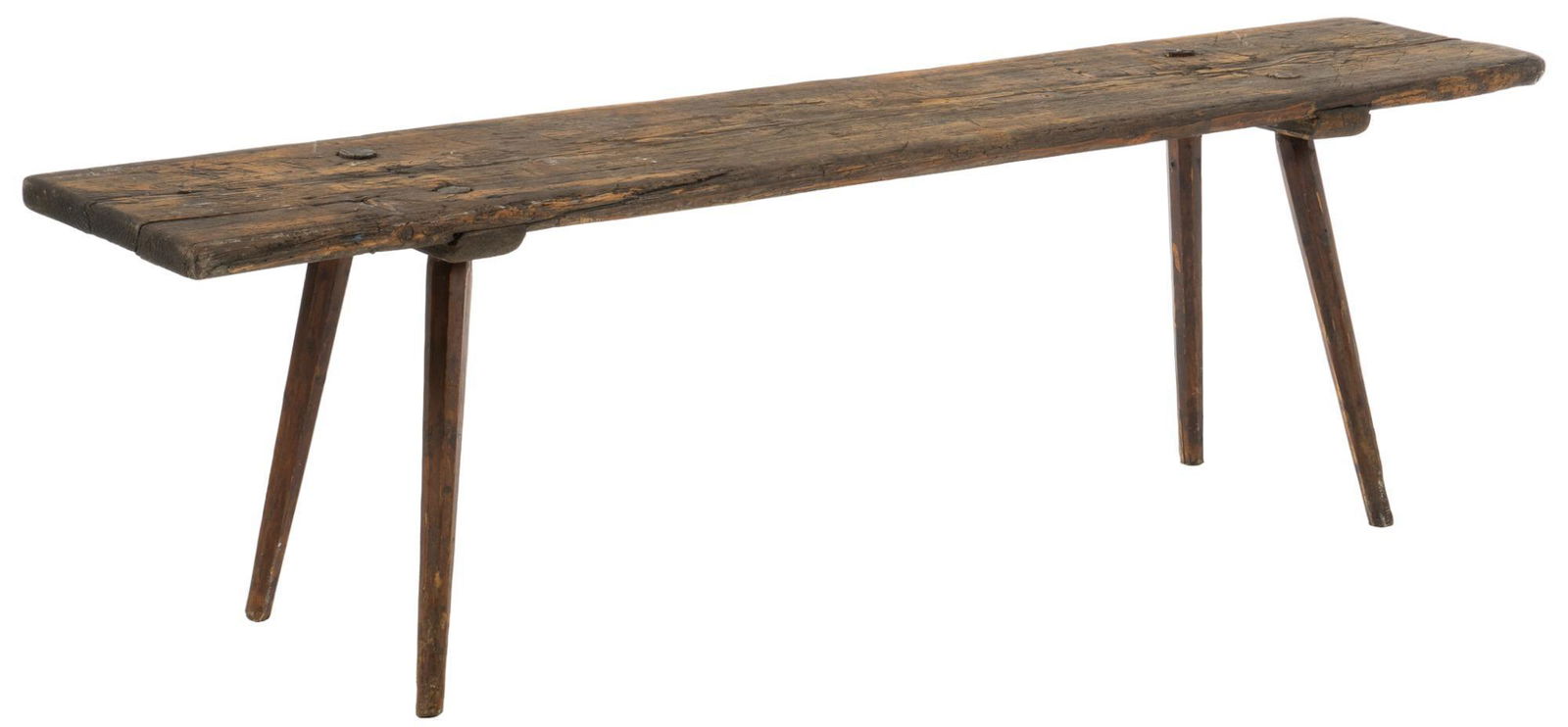 Primitive Wooden Bench (1 of 5)