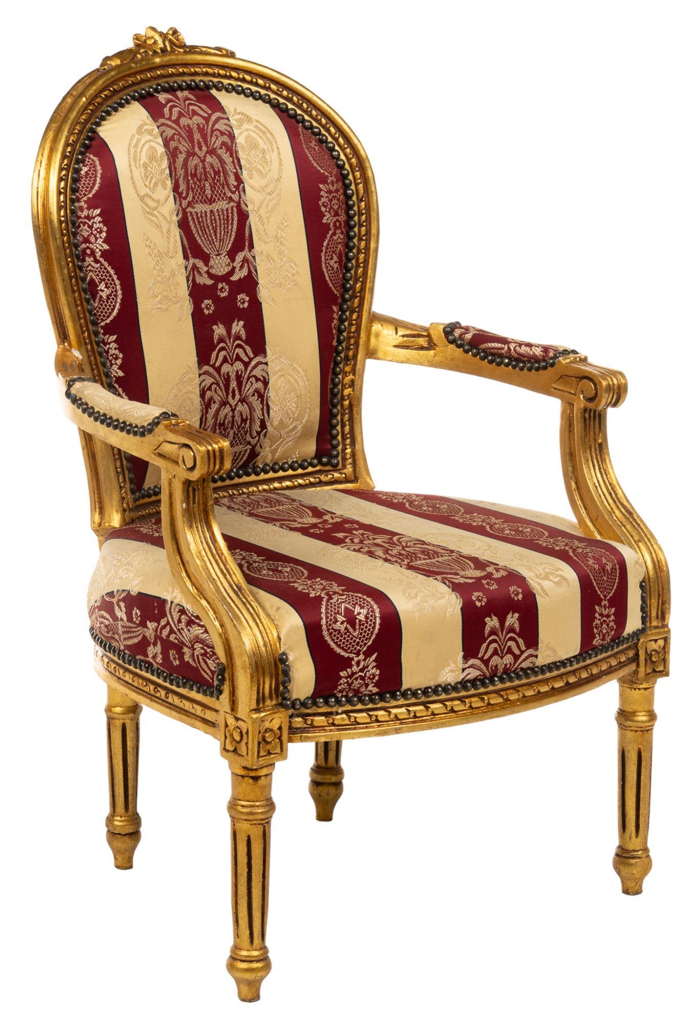 French Empire Fauteuil Chair (1 of 4)