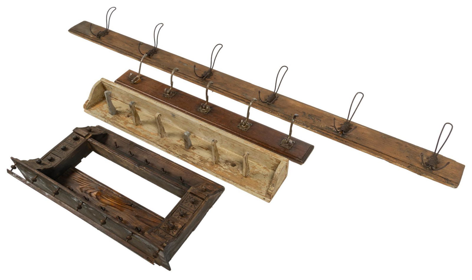 (4) Rustic Hanging Coat Racks (1 of 4)