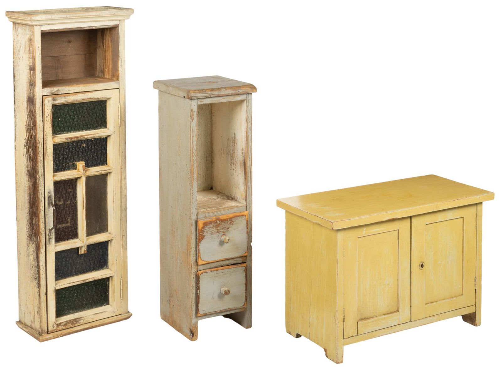 Group of (3) Rustic Cabinets (1 of 6)