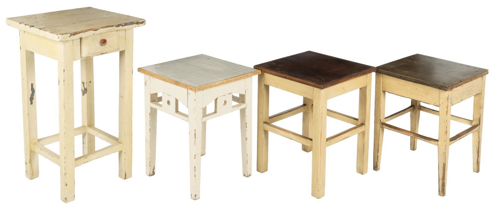 Group of (4) Farmhouse Side Tables (1 of 7)