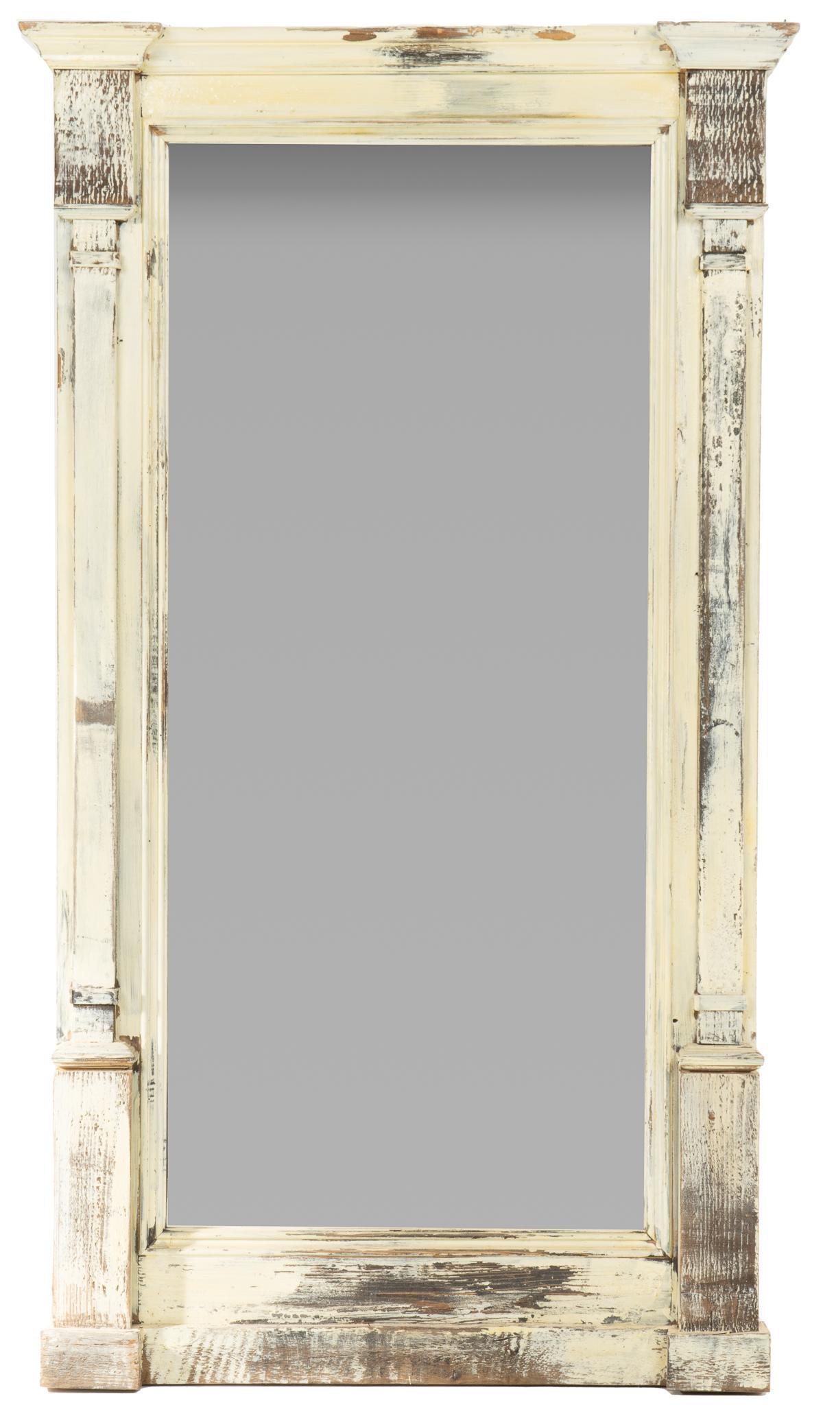 Rustic Painted Full Length Mirror (1 of 3)
