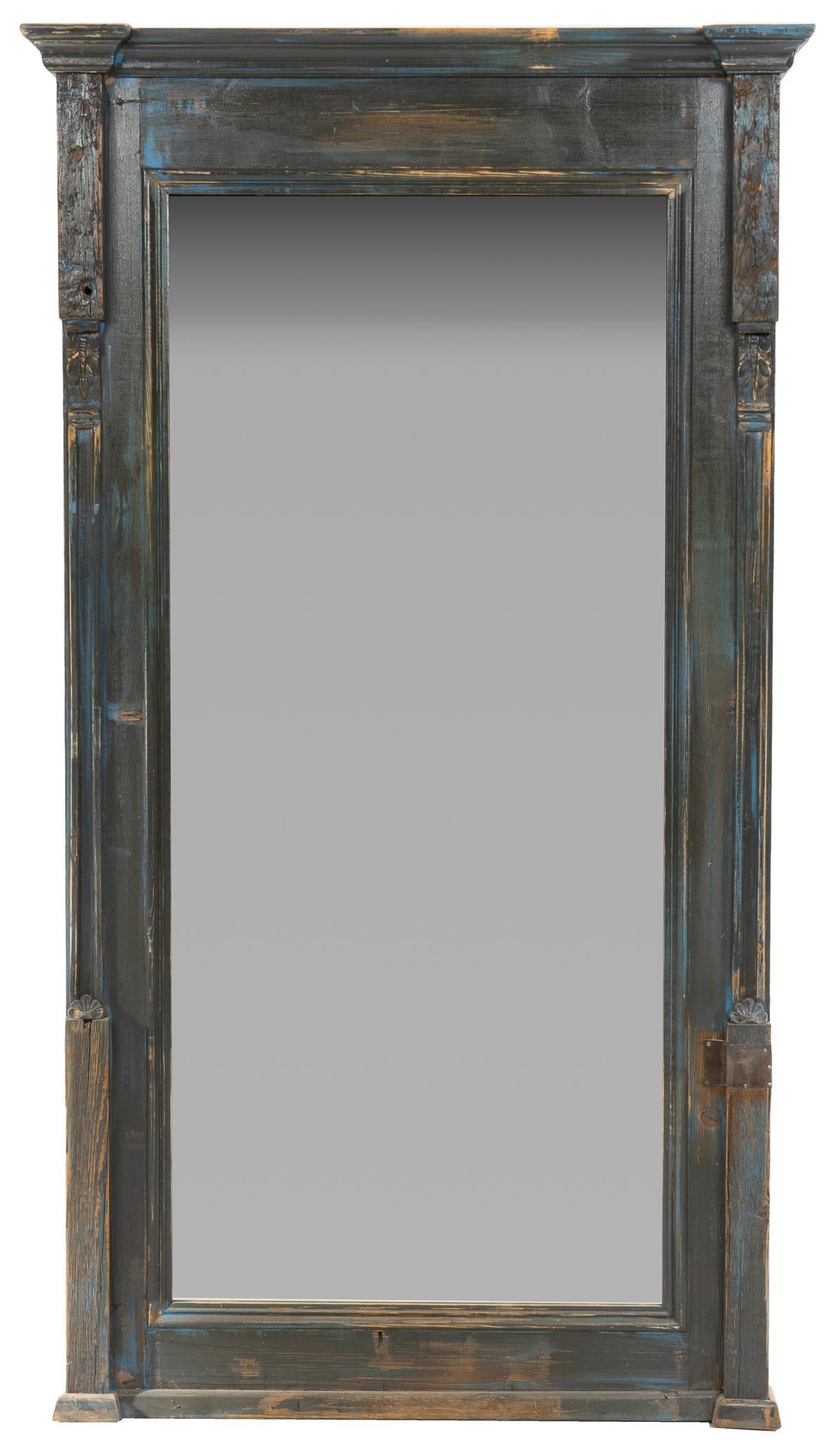 Rustic Painted Full Length Mirror (1 of 3)