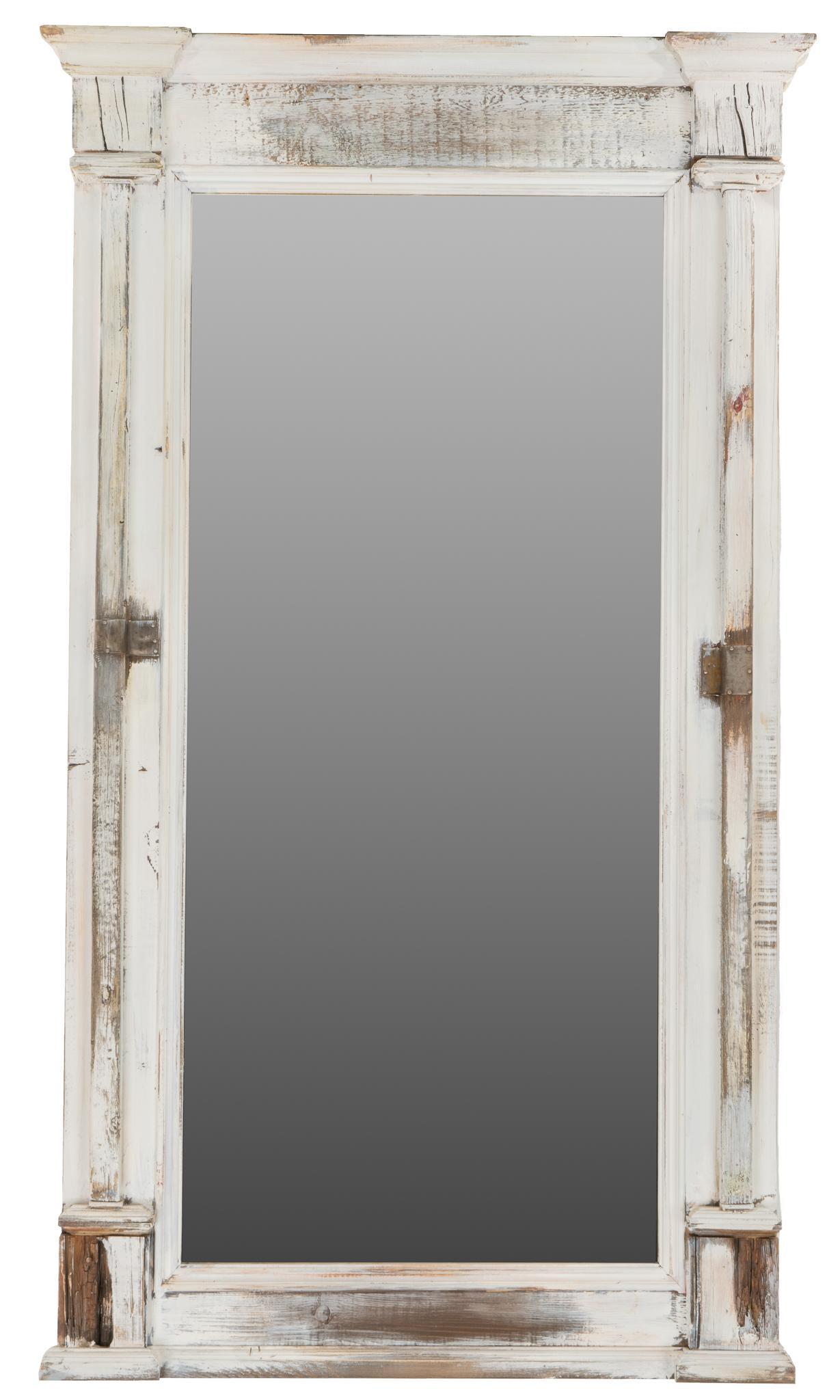 Rustic Painted Full Length Mirror (1 of 3)