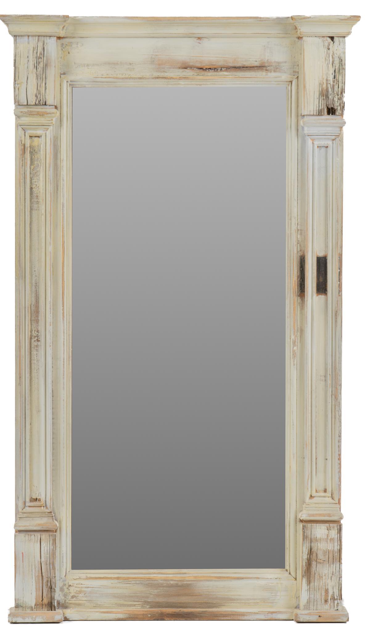 Rustic Painted Full Length Mirror (1 of 3)