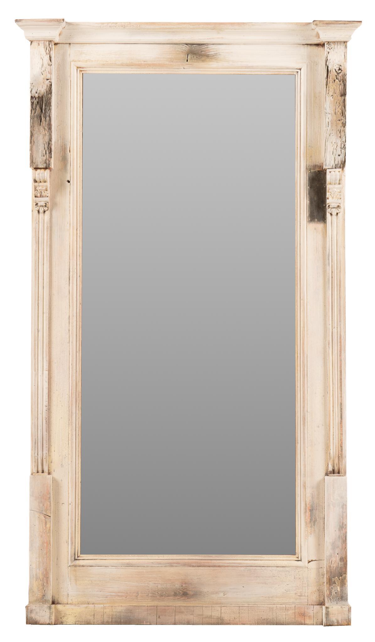 Rustic Painted Full Length Mirror (1 of 3)