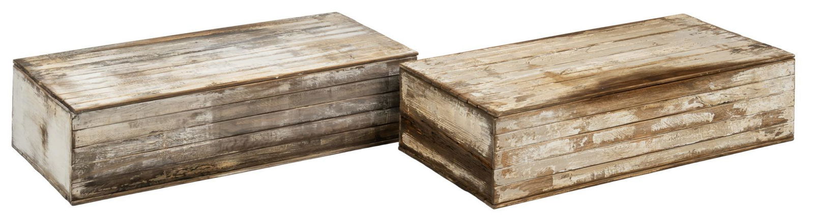 Pair of Wooden Storage Boxes (1 of 6)