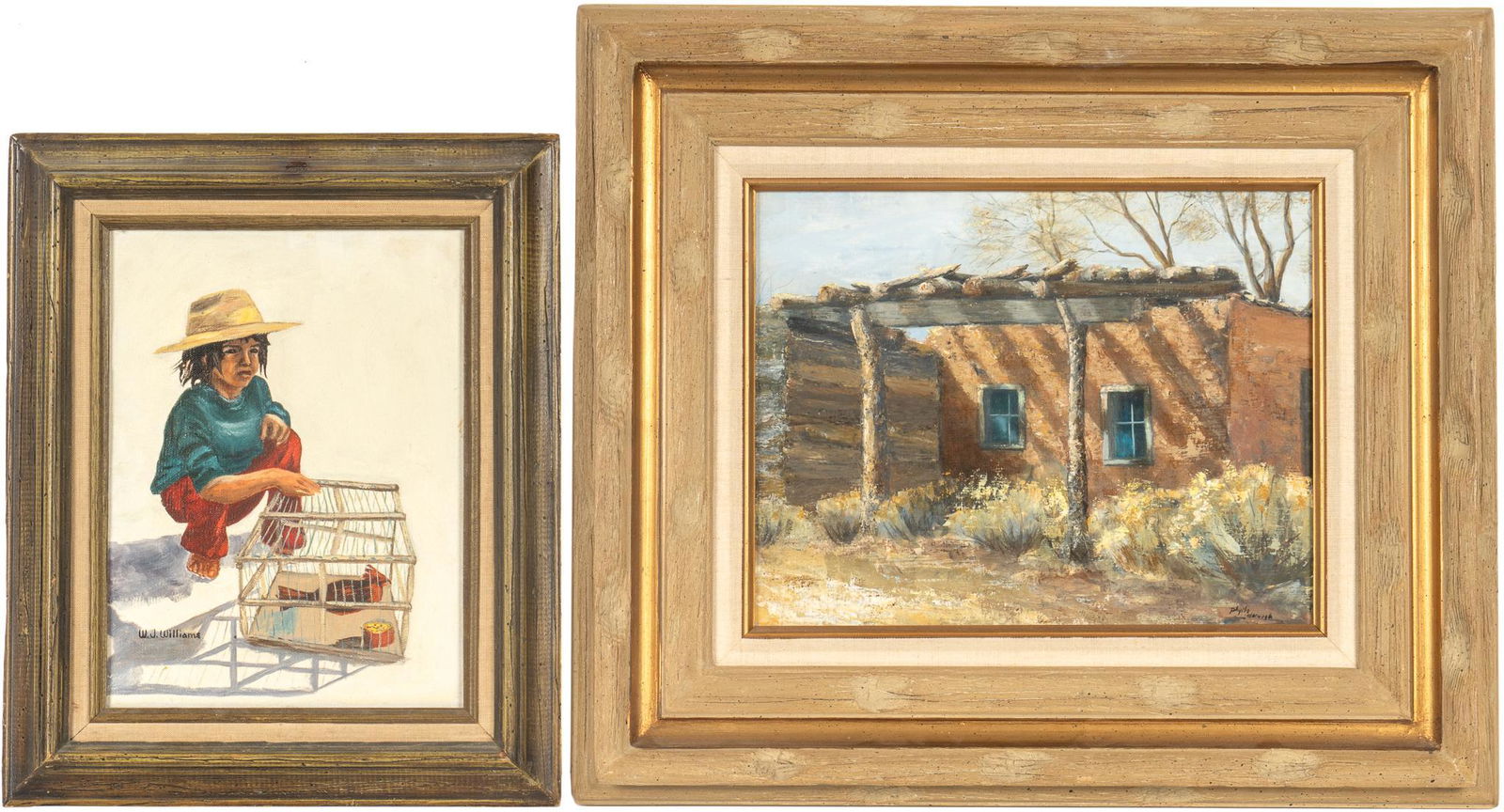 (2) Original Southwestern Paintings (1 of 6)