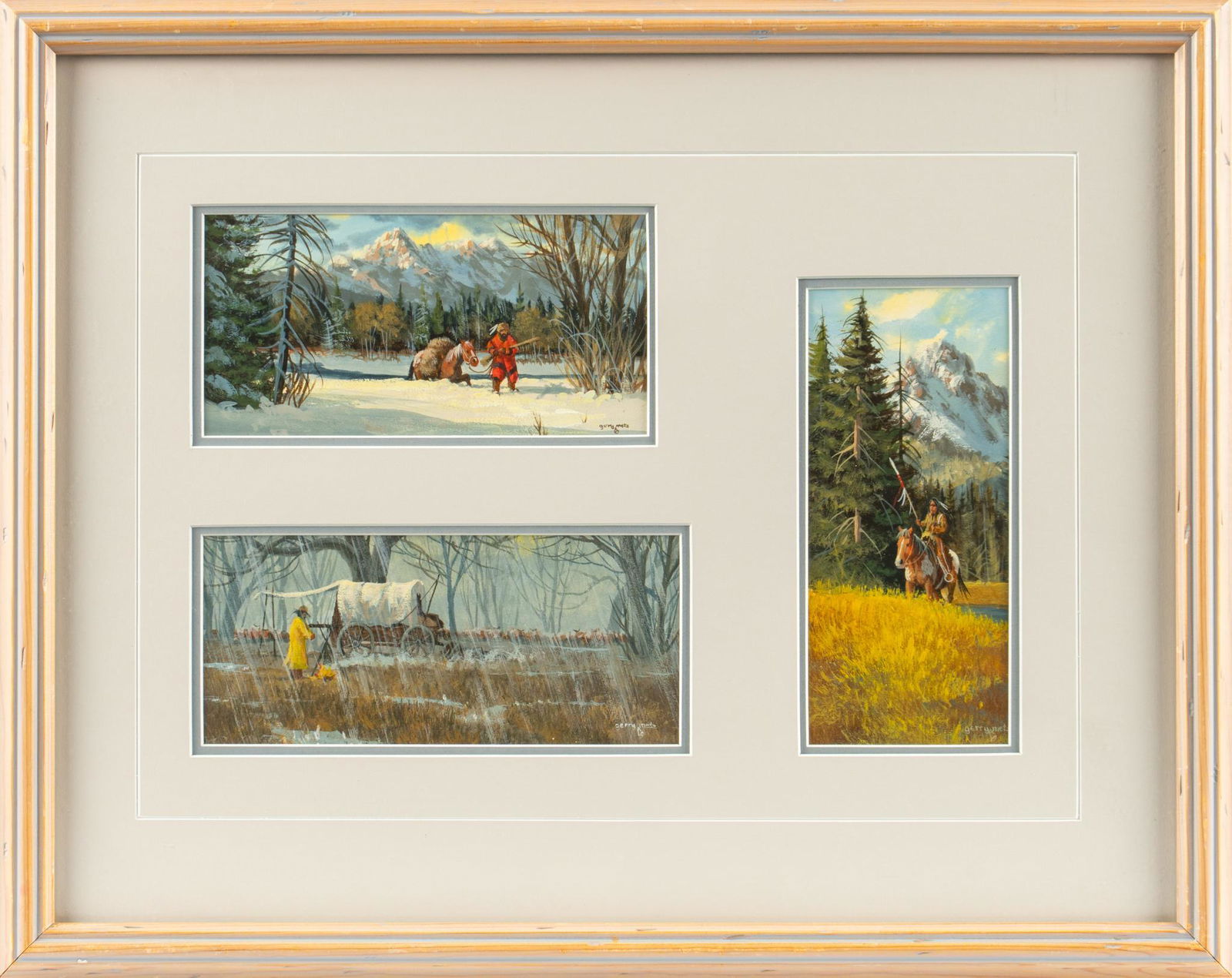 Gerry Metz, (3) Small Oil Landscapes (1 of 7)