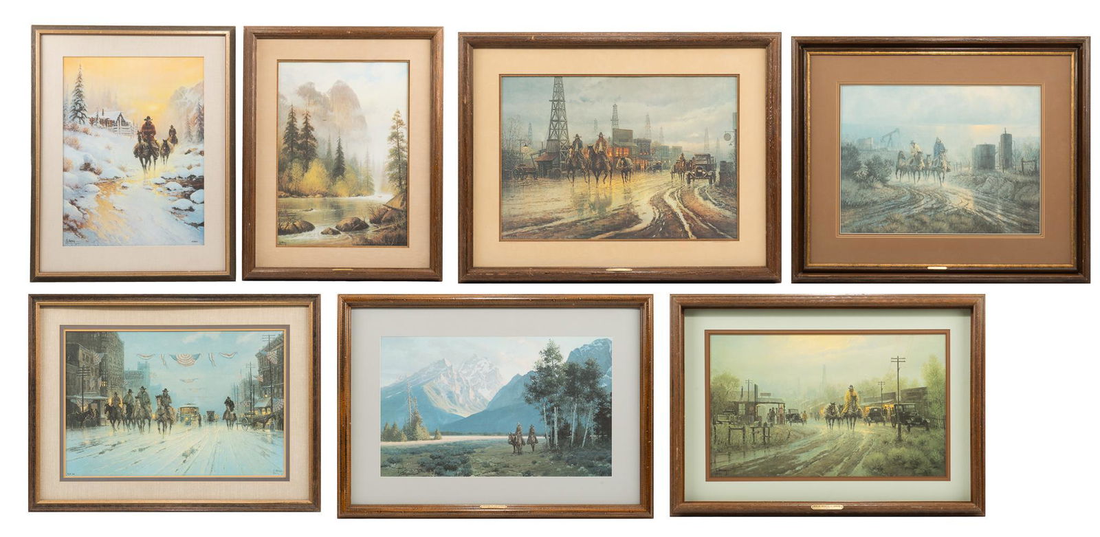 Set of (7) Signed Prints, Harvey & Pummill (1 of 20)