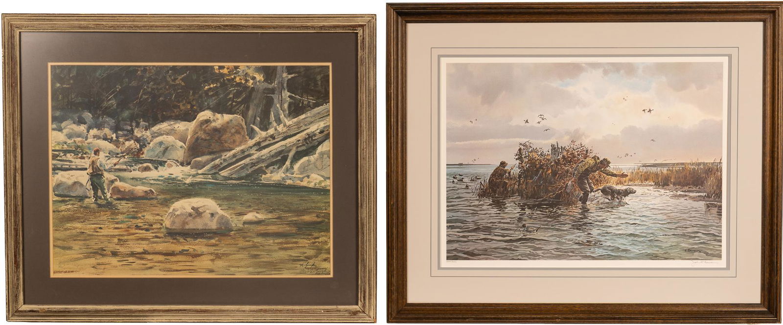 Set of (2) Lithographs (1 of 8)