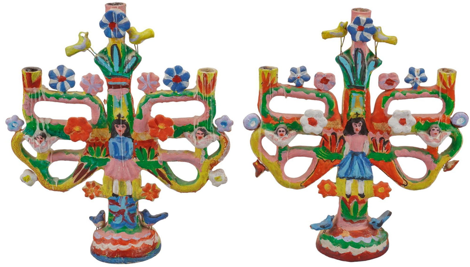Pair of Ceramic Arboles de la Vida (1 of 8)