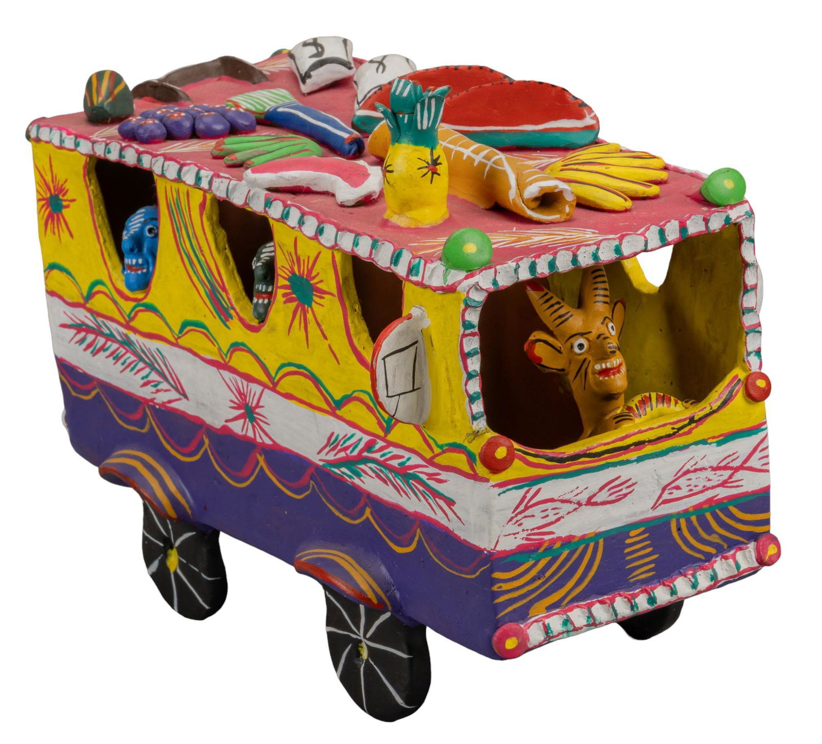 Ocumichu Diablitos on Bus (1 of 6)