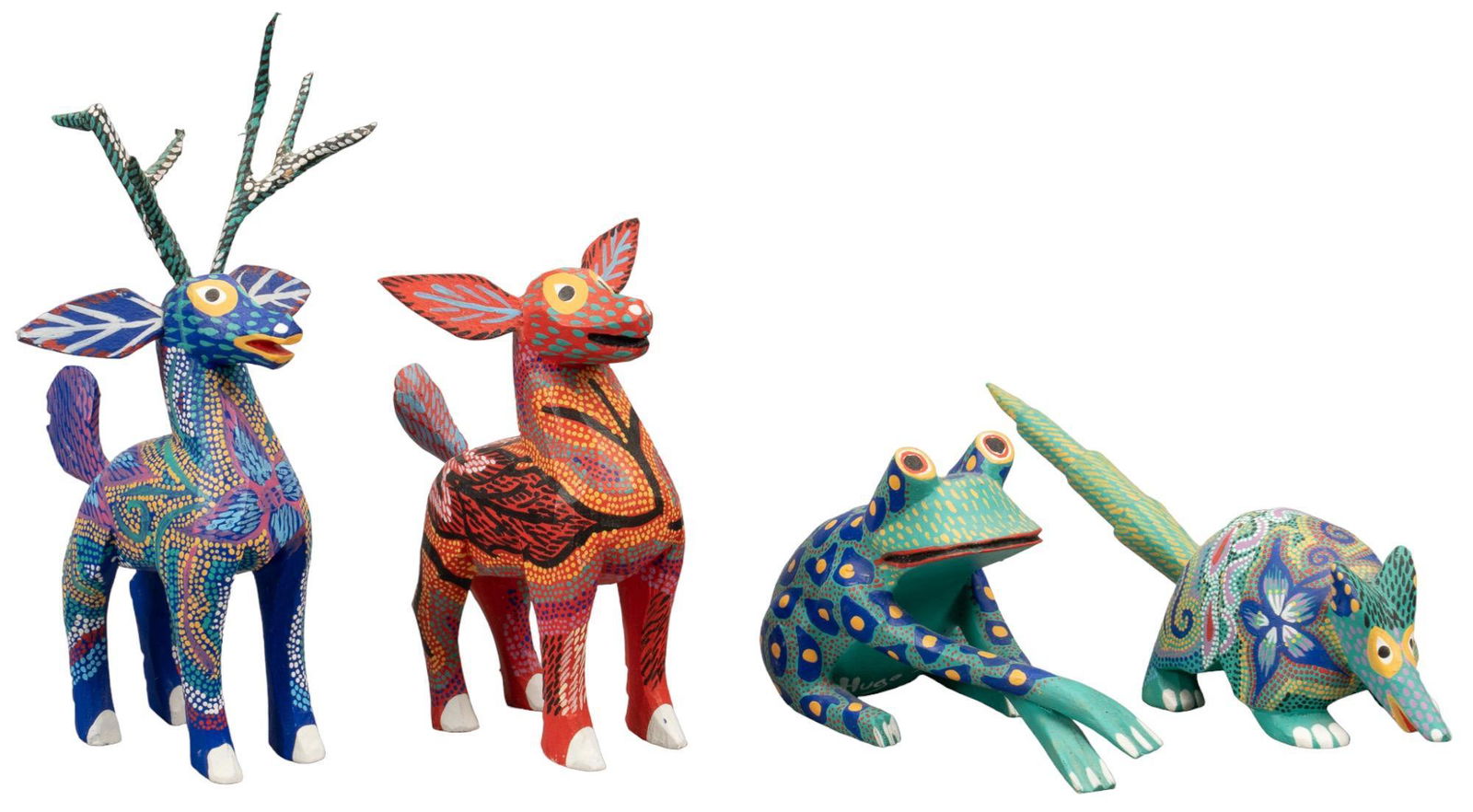 Hugo Santiago, Oaxacan Alebrije Folk Art Animal Figurines (1 of 9)