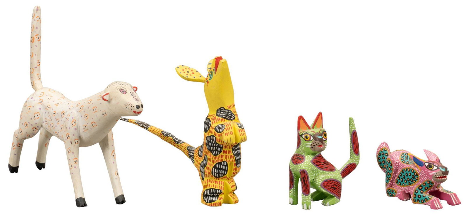 Assortment of Signed Alebrije Folk Art Animal Figurines (1 of 9)