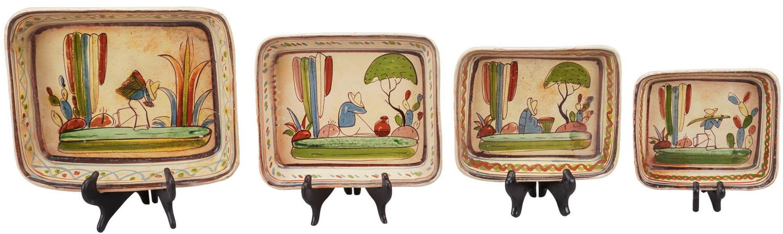 Nesting Mesican Tlaquepaque Dishes (1 of 9)