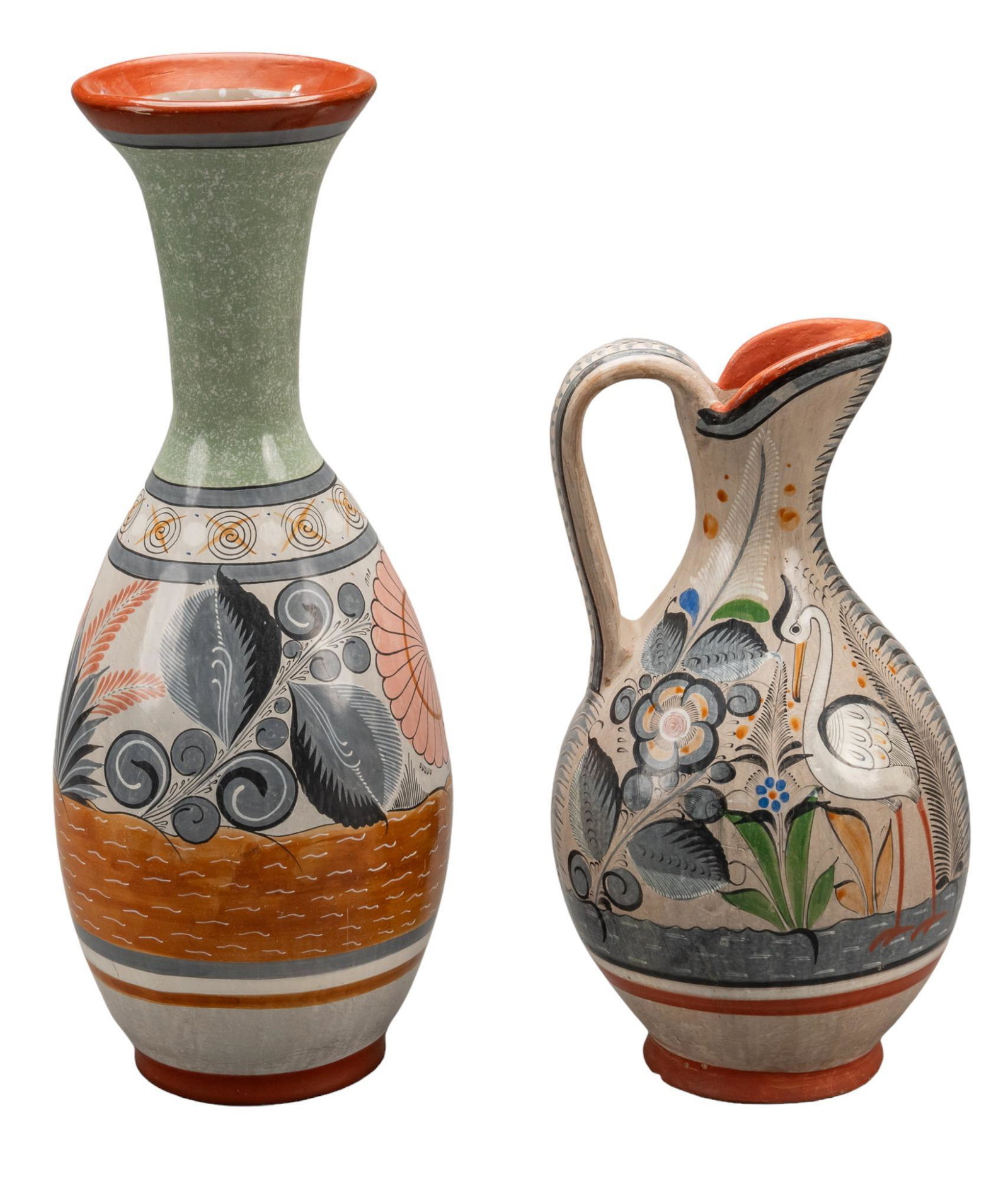 Two Signed Burnished Tonala Vessels (1 of 7)