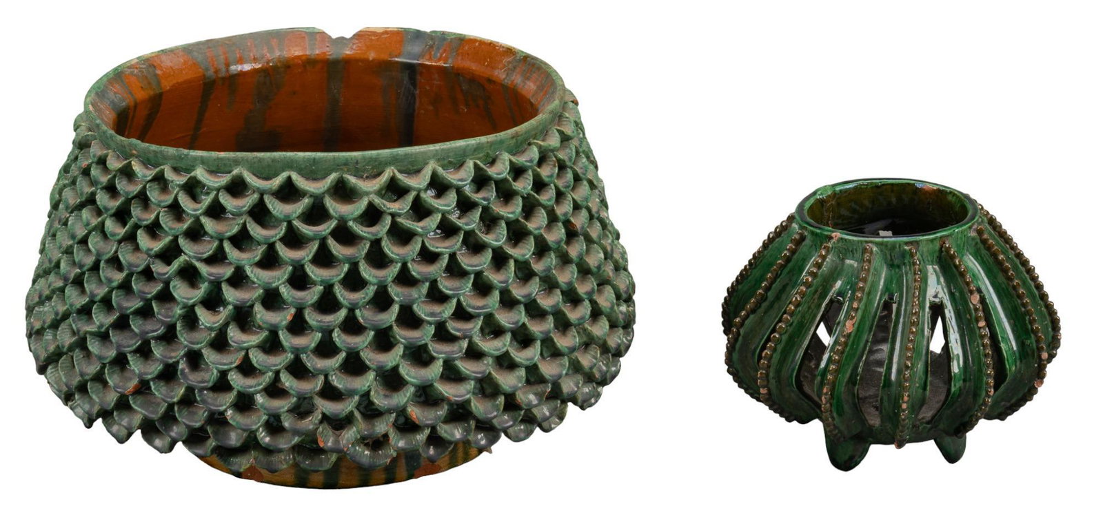 (2) Michoacan Ceramic Vessels (1 of 6)
