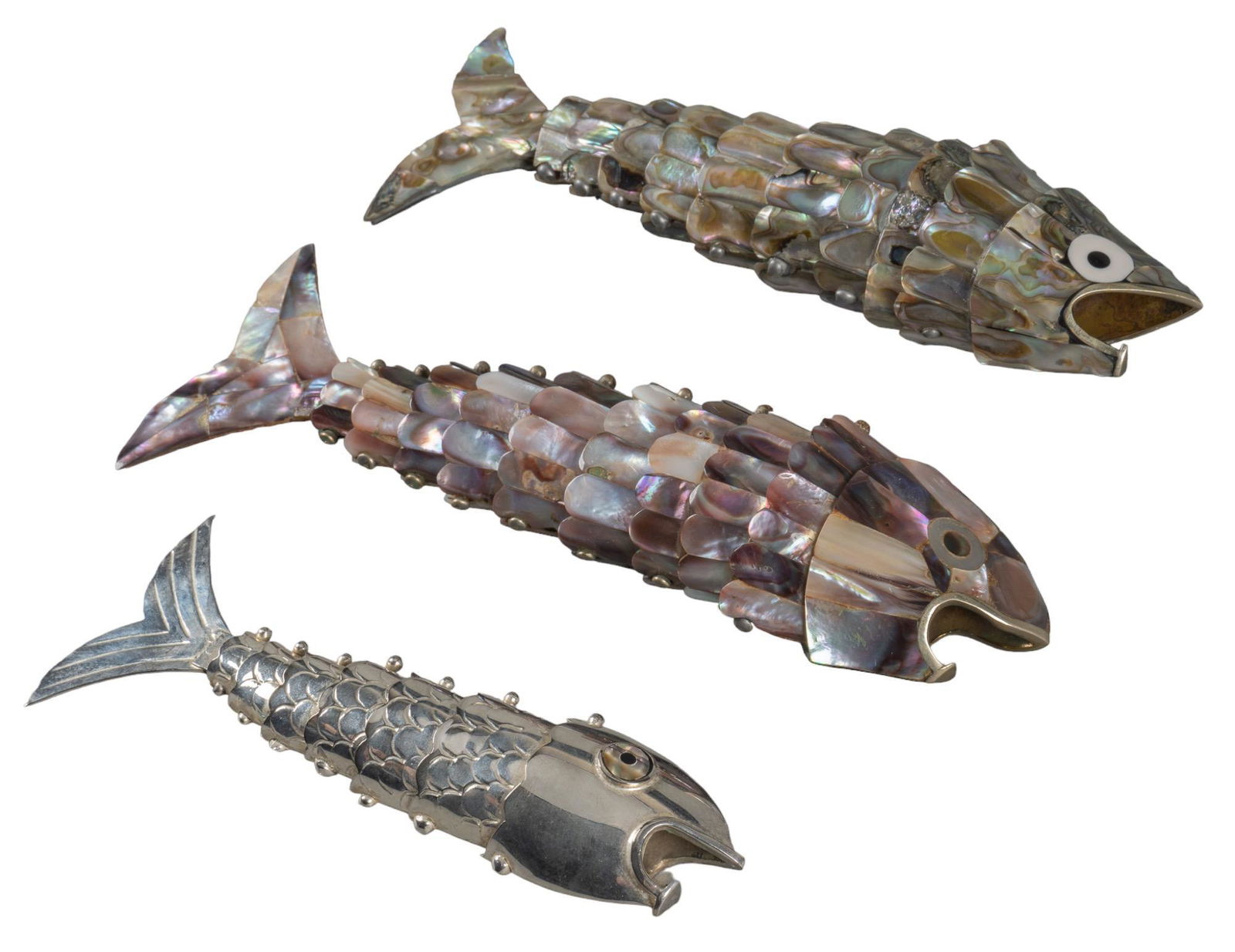 Group of (3) Los Castillo Style Fish Bottle Openers (1 of 4)