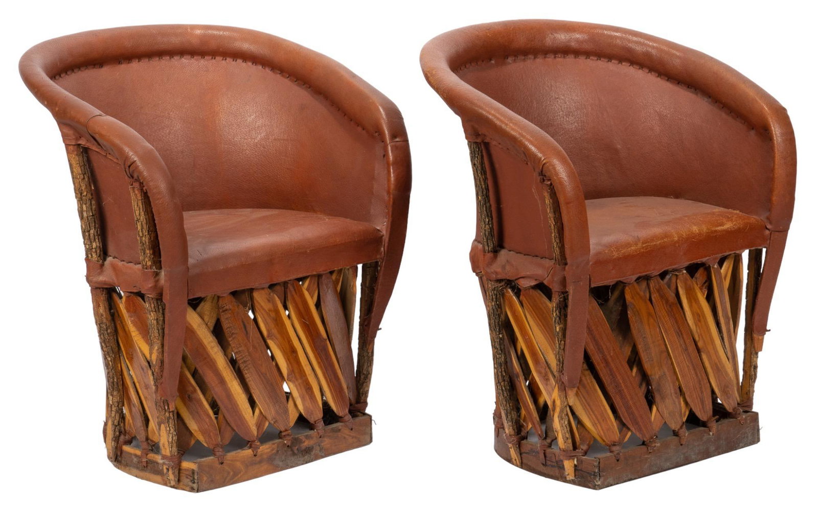 Pair of Equipale Barrel Chairs (1 of 5)