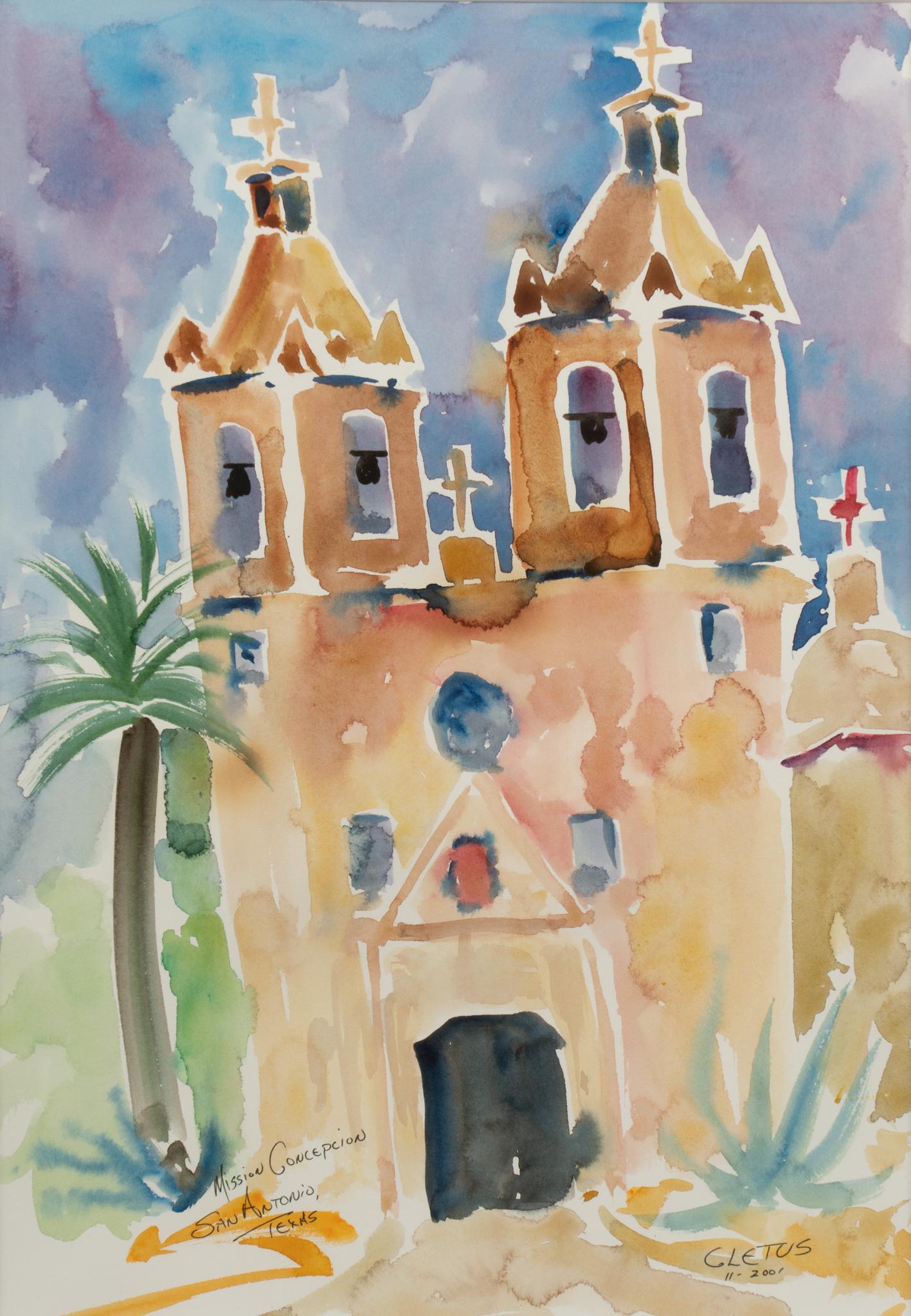 Brother Cletus Behlmann, "Mission Concepcion" (1 of 5)